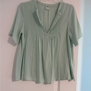 Old Navy Light Green Women's Blouse